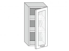 19.40.3 Шкаф настенный (h=913) на 400мм с 1-ой стекл. дверцей в Урае - uraj.магазин96.com | фото