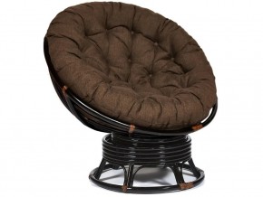 Кресло-качалка Papasan w 23/01 B с подушкой Antique brown, ткань Коричневый в Урае - uraj.магазин96.com | фото