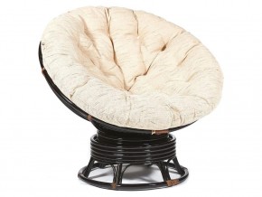 Кресло-качалка Papasan w 23/01 B с подушкой Antique brown, ткань Старт в Урае - uraj.магазин96.com | фото