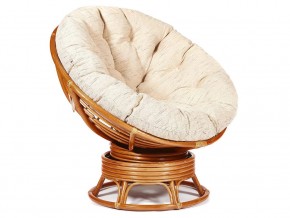 Кресло-качалка Papasan w 23/01 B с подушкой Cognac, ткань Старт в Урае - uraj.магазин96.com | фото