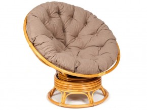 Кресло-качалка Papasan w 23/01 B с подушкой Honey, экошерсть Коричневый в Урае - uraj.магазин96.com | фото