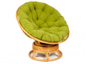 Кресло-качалка Papasan w 23/01 B с подушкой Honey, флок Олива в Урае - uraj.магазин96.com | фото