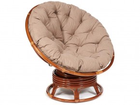 Кресло-качалка Papasan w 23/01 B с подушкой Pecan, экошерсть Коричневый в Урае - uraj.магазин96.com | фото