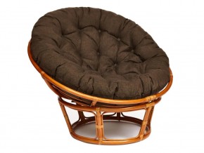 Кресло Papasan 23/01 W с подушкой Cognac, ткань Коричневый в Урае - uraj.магазин96.com | фото