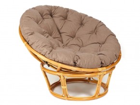 Кресло Papasan 23/01 W с подушкой Honey, экошерсть Коричневый в Урае - uraj.магазин96.com | фото