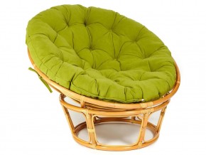 Кресло Papasan 23/01 W с подушкой Honey, флок Олива в Урае - uraj.магазин96.com | фото