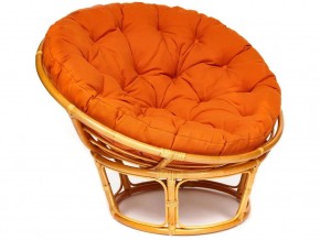 Кресло Papasan 23/01 W с подушкой Honey, ткань Оранжевый в Урае - uraj.магазин96.com | фото