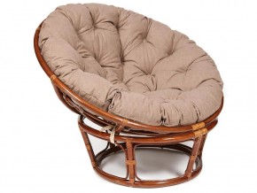 Кресло Papasan 23/01 W с подушкой Pecan, экошерсть Коричневый в Урае - uraj.магазин96.com | фото