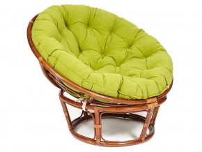 Кресло Papasan 23/01 W с подушкой Pecan, флок Олива в Урае - uraj.магазин96.com | фото