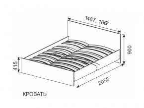 Кровать 1600х2000 ортопедическое основание в Урае - uraj.магазин96.com | фото