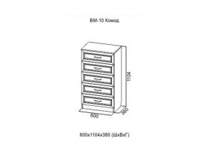 ВМ-10 Комод в Урае - uraj.магазин96.com | фото